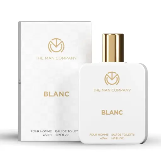 The Man Company Blanc Edt Perfume - Musk, Citrusy & Aromatic Scent For Men Premium Long-Lasting Fragrance Spray  Gift For Men, Gift For Him - 50Ml